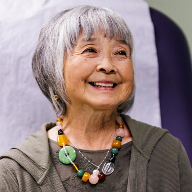 Elderly Woman Smiling