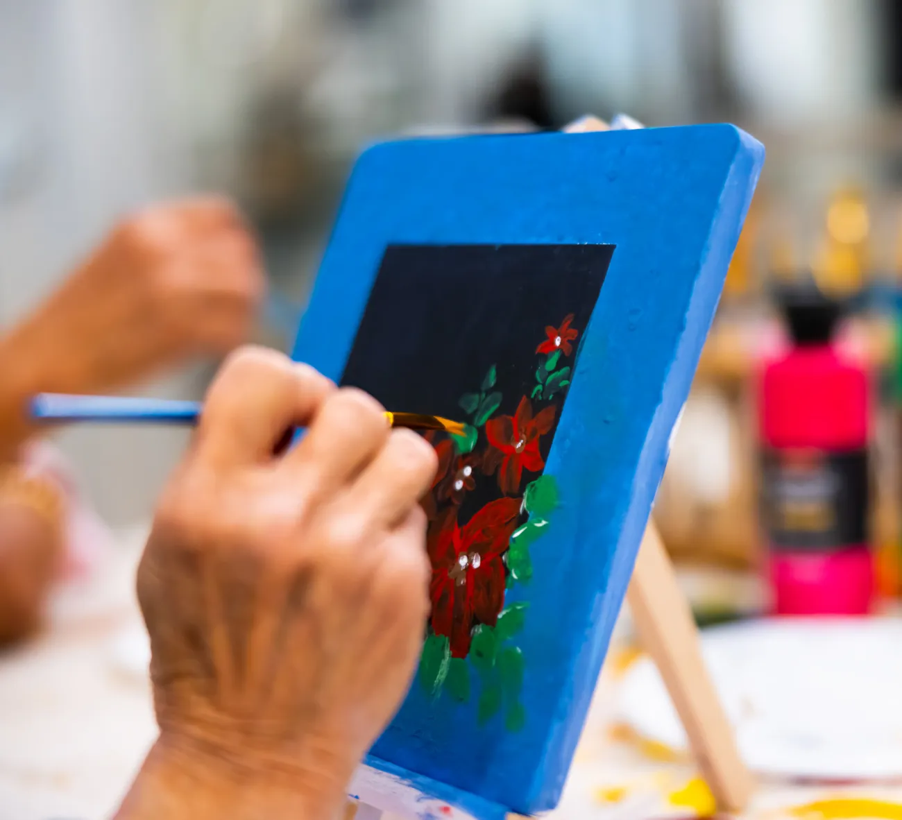 Elderly Painting